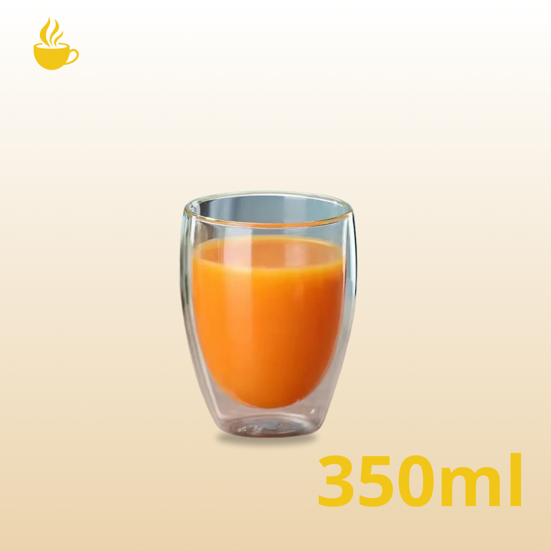 Double Wall Heat Resistant Glass Cup