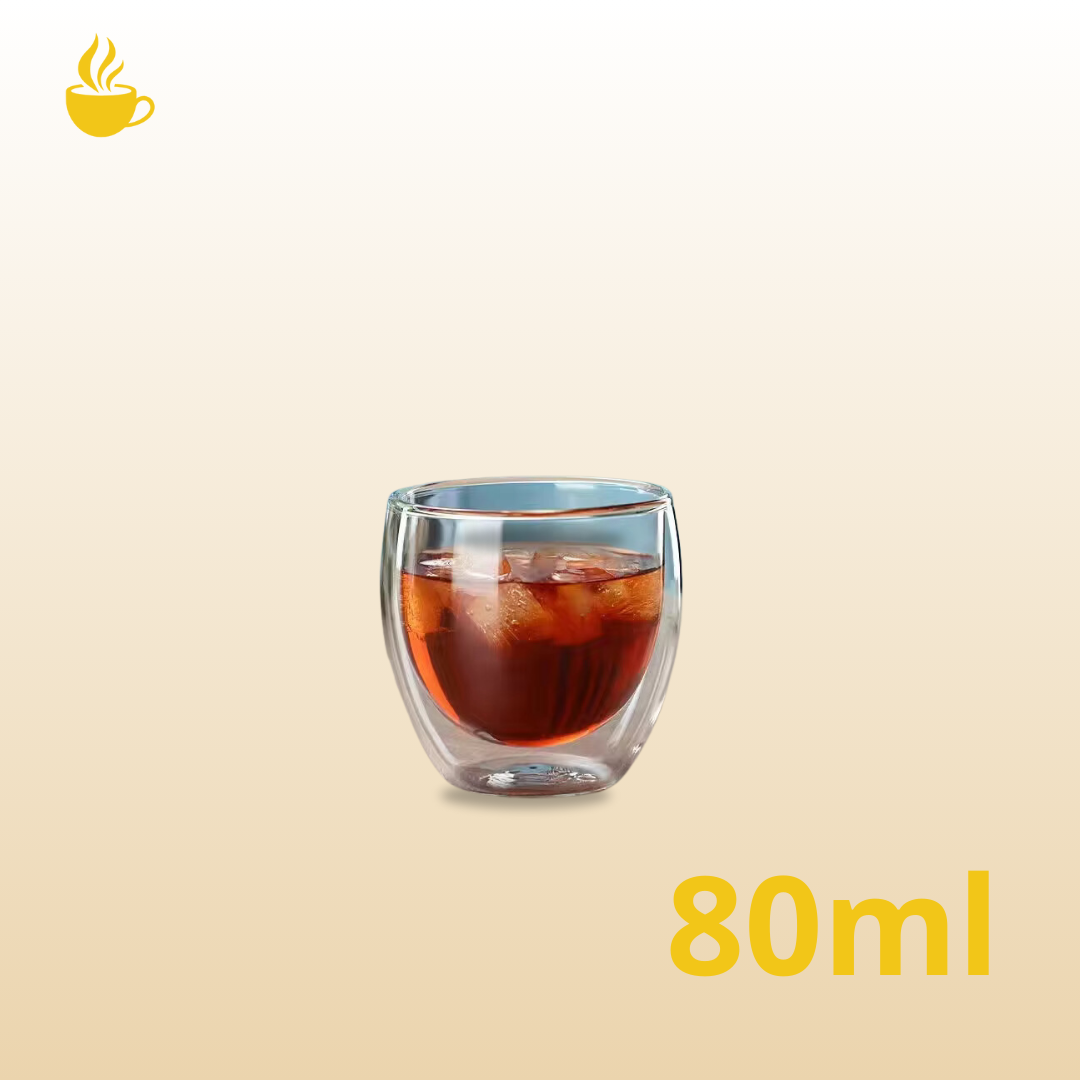 Double Wall Heat Resistant Glass Cup